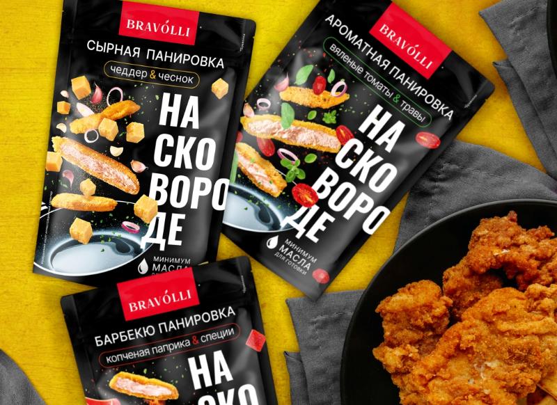Ароматные панировки от Bravolli для оригинальных блюд