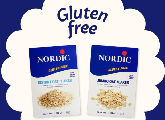 Nordic хлопья без глютена - новинка!