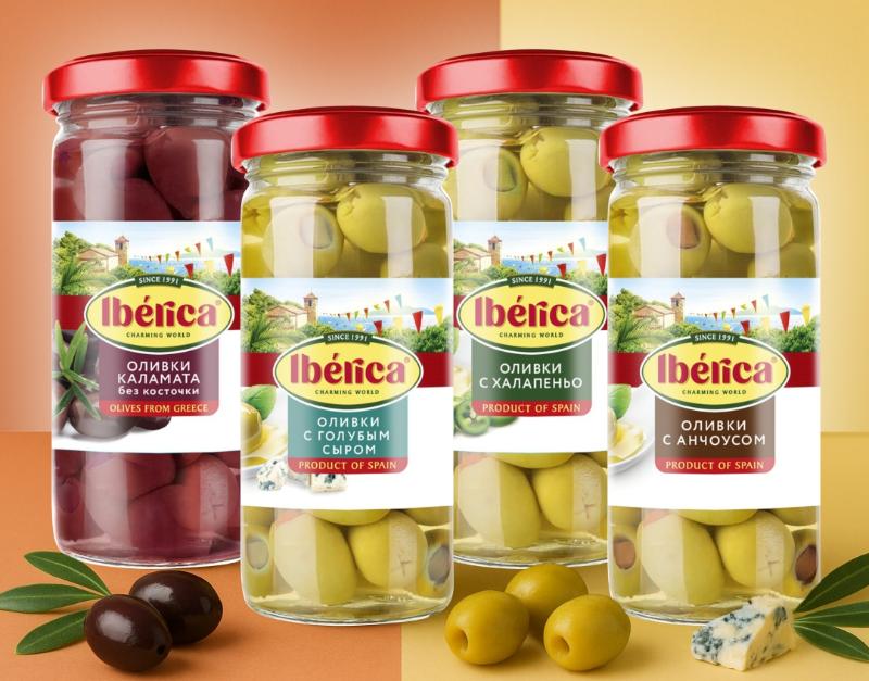Новинки от бренда Iberica - оливки из Италии