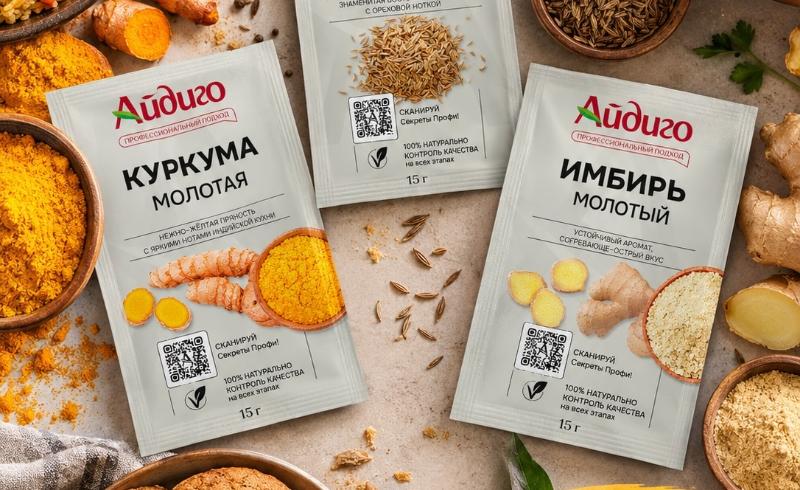 Натуральные специи имбирь и куркума россыпью