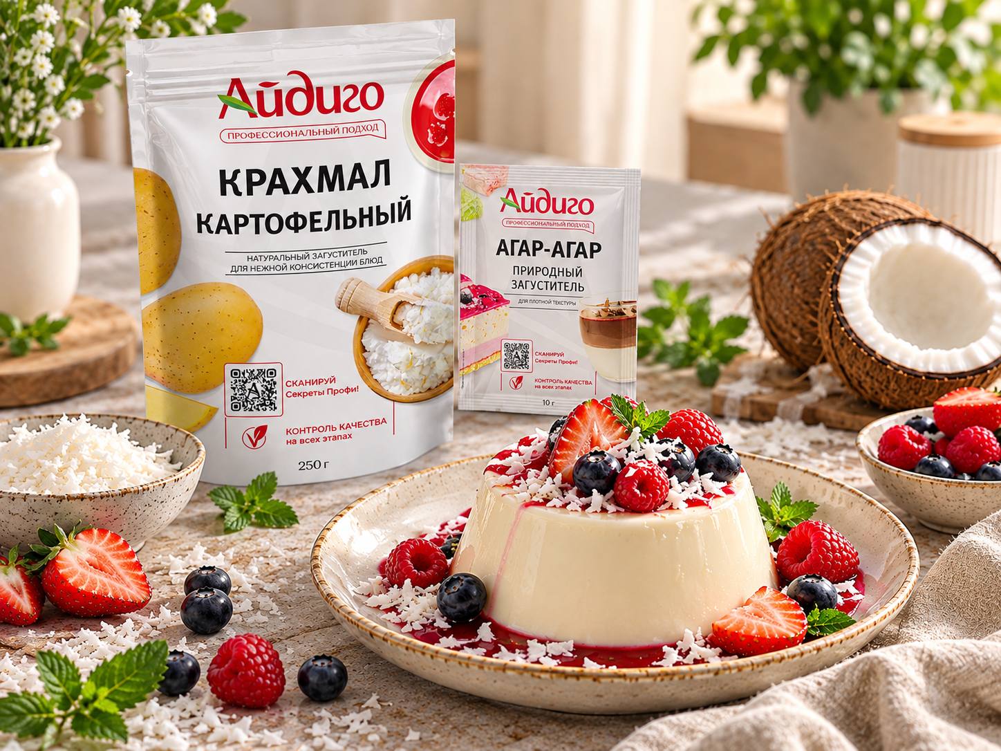 Панна-котта с ягодами и Айдиго.png Кокосовая панна-котта с ягодами и Айдиго.png