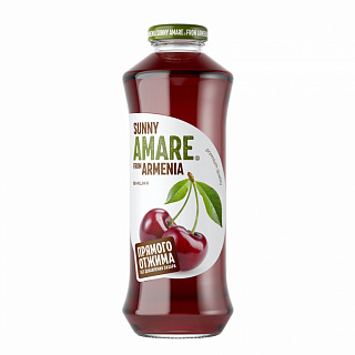 Сок вишневый с добавлением яблочного сока SUNNY AMARE