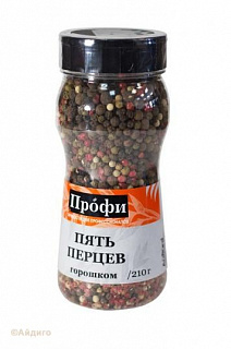 Пять перцев горошком