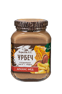 Урбеч арахис и мед Берестов