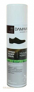 Аэрозоль-краска для нубука Дамавик темно-коричневая Аэрозоль-краска для нубука Дамавик темно-коричневая