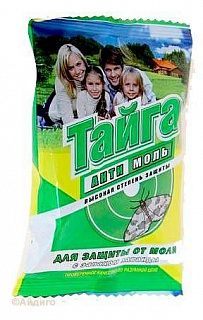 Средство от моли Тайга Средство от моли Тайга