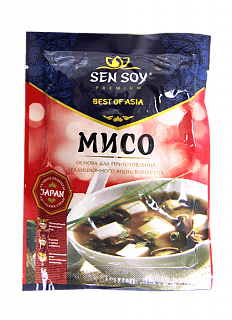 Основа для супа Мисо (пакет) Сэн Сой Премиум Основа для супа Мисо (пакет) Сэн Сой Премиум