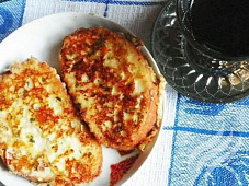 Сырные гренки
