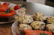 Фаршированные грибы