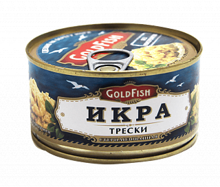 Икра трески стерилизованная Gold Fish