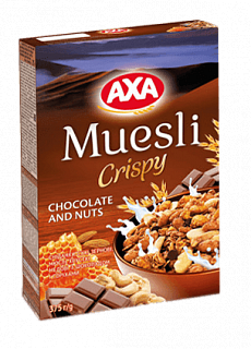 Мюсли с шоколадом и орехом Аха