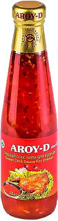 Соус Чили сладкий для курицы в пластиковой бутылке AROY-D