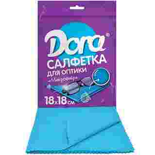 Салфетки для оптики Дора микрофибра (18*18)