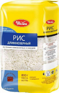 Крупа отборная рис длиннозерный шлифованный