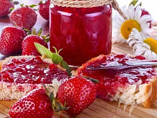 Джем из клубники с лимоном и ванилью