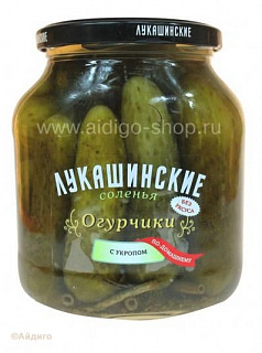 Огурцы соленые "По-домашнему" с укропом