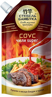 Соус чили кавказский Стебель бамбука, дой-пак Соус чили кавказский Стебель бамбука, дой-пак