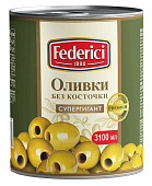 Оливки Супергигант без косточки Федеричи Federici