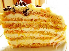 Торт «Персиковые облака»