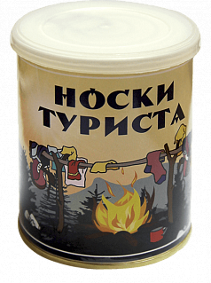 Носки Туриста мужские, в банке