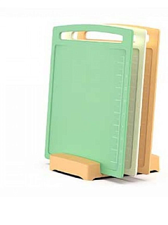 Набор разделочных досок на подставке Практик 3 штуки