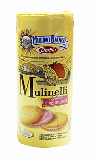 Печенье Mulinelli с клубничной начинкой