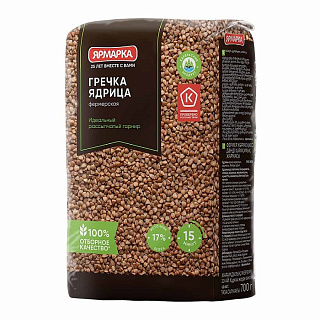 Гречка ядрица фермерская Ярмарка