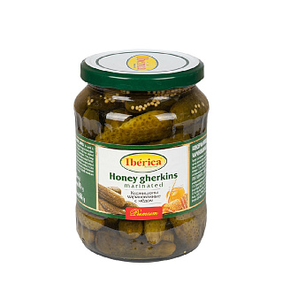 Огурцы корнишоны с медом Иберика
