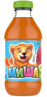 Нектар морковь-яблоко-малина с мякотью "Миша"