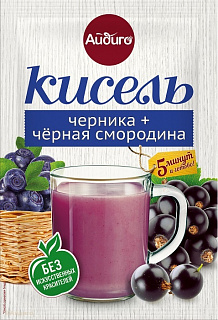 Кисель Черника - черная смородина