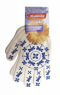 Перчатки трикотажные Хозяюшка Мила Стрекозы