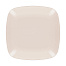 Тарелка Квадро плоская бежевая, 1шт