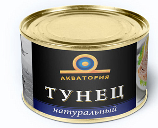 Тунец натуральный макрелевый Акватория