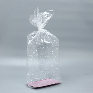 Пакет подарочный с жестким дном 14*22*55 см