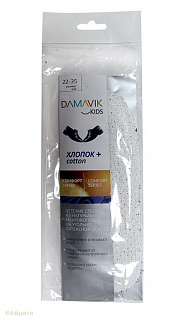 Стельки Дамавик детские с активированным углем