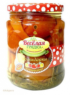 Томаты маринованные со сладким перцем