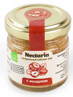 Взбитый мед с фундуком Nectaria