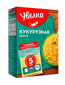 Крупа  в пакете для варки кукурузная, Увелка 5х80г.