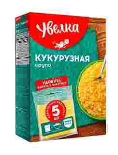 Крупа  в пакете для варки кукурузная, Увелка 5х80г.