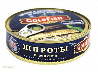 Шпроты в масле Gold Fish