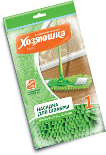 Насадка для швабры-флеттер Хозяюшка Мила ЭКО хлопок