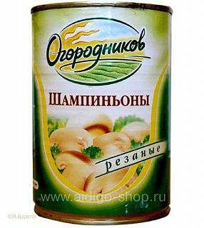 Шампиньоны резаные