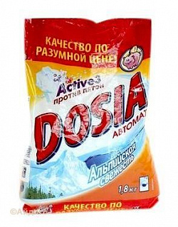 Стиральный порошок Дося-Автомат Альпийская свежесть