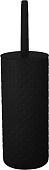 Комплект WC Plast Team BLACK (подставка+ёршик) Стокг0ольм, Пластик Репаблик