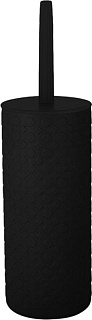 Комплект WC Plast Team BLACK (подставка+ёршик) Стокг0ольм, Пластик Репаблик