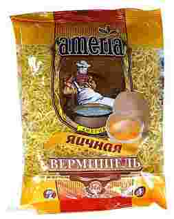 Макароны Америя вермишель яичная №960