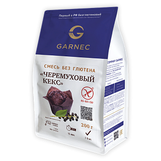 Смесь Черемуховый кекс без глютена, Гарнец