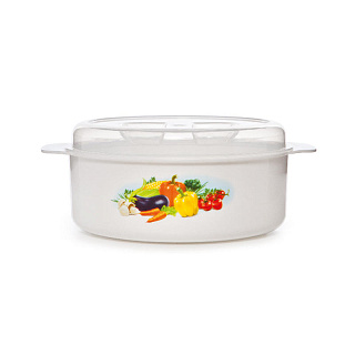 Кастрюля для СВЧ 1,2 л. "Полимербыт" Кастрюля для СВЧ 1,2 л. "Полимербыт"