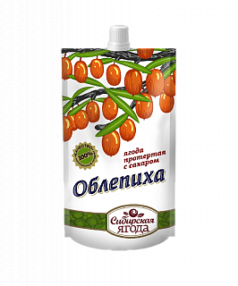 Протертая с сахаром Облепиха "САВА"