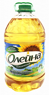 Масло подсолнечное Олейна